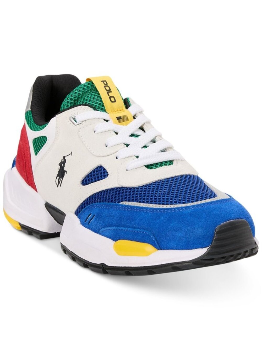 Polo Ralph Lauren Men's Jogger Color-Blocked Sneakers Size 13